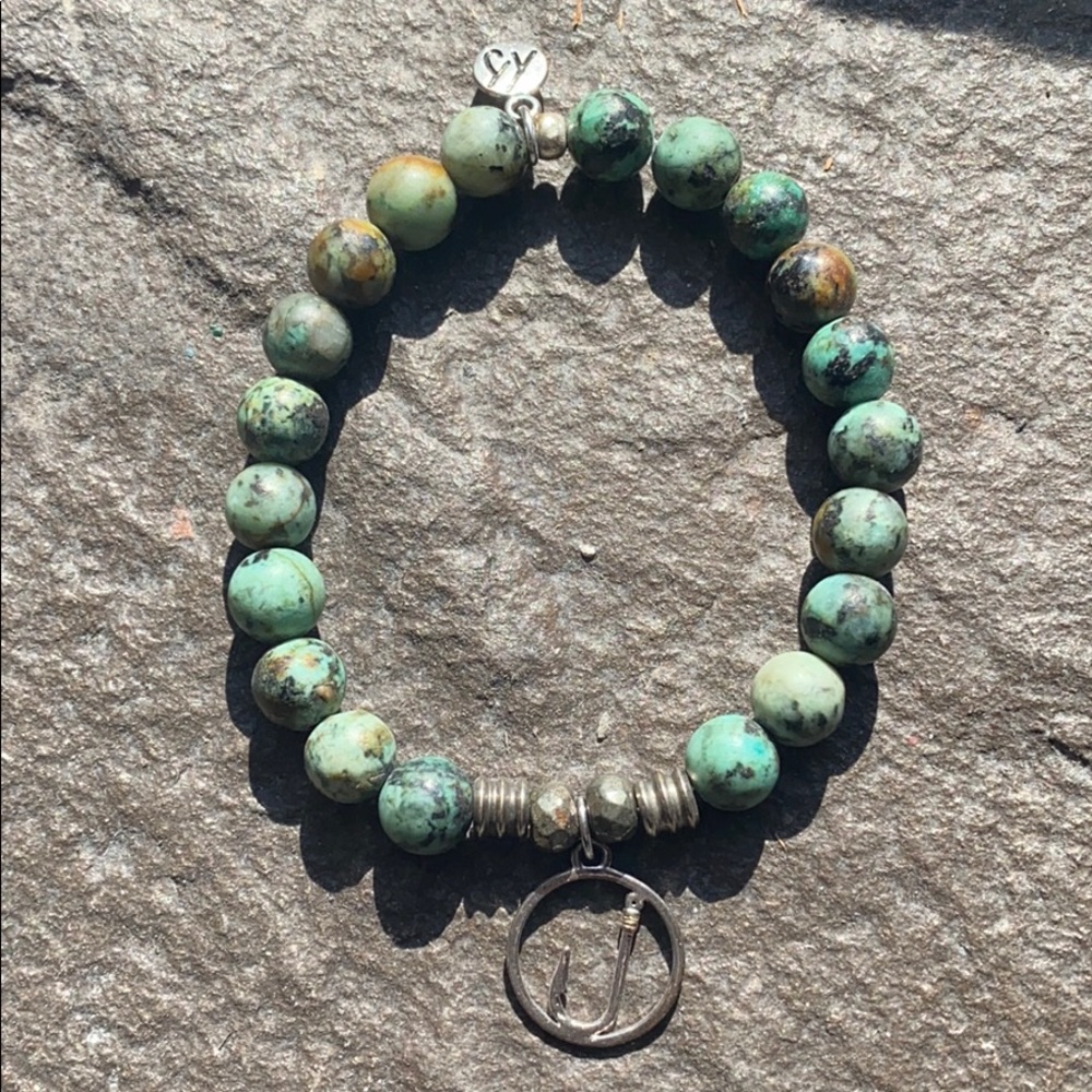 Tiffany Jazelle African Turquoise Fish Hook